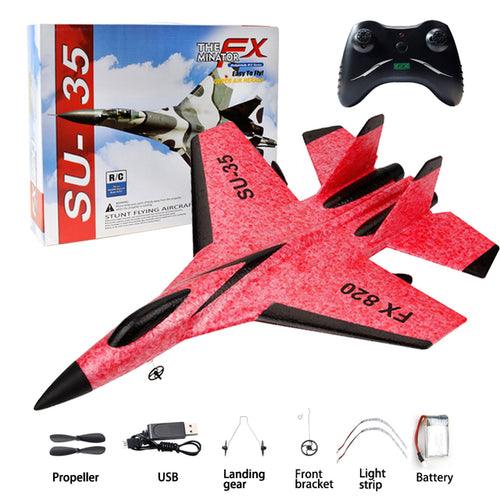 Rc Foam Aircraft Su-35 Plane 2.4g Radio Control Glider Remote Control - Lacatang Shop