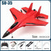 Rc Foam Aircraft Su-35 Plane 2.4g Radio Control Glider Remote Control - Lacatang Shop