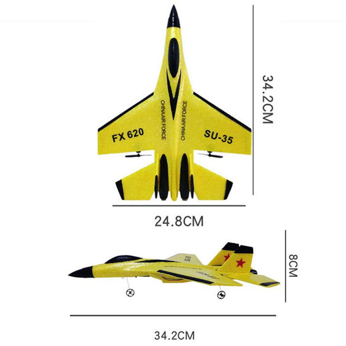 Rc Foam Aircraft Su-35 Plane 2.4g Radio Control Glider Remote Control - Lacatang Shop