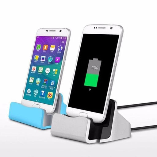 Type-C Fast Charging Dock Station Desktop USB C 3.1 Docking Charger with Cable for Huawei P9 Plus Smart Cell Phone - Lacatang Shop