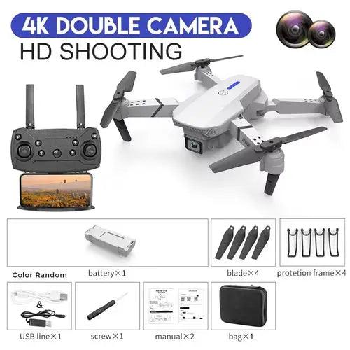 KBDFA 2025 E88 Professional Wide Angle RC Dron HD 4K Camera Mode - Lacatang Shop