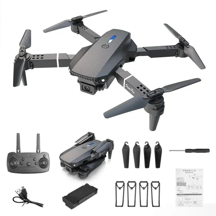 Professional mini remote control drone E88 4K HD aerial camera WiFi - Lacatang Shop