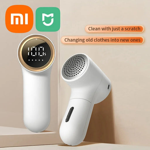 Xiaomi Electric Lint Remover Intelligent Digital Display USB Rechargeable Hairball Trimmer Portable Clothes Shaver 5 Gear Razor Xiaomi Electric Lint Remover with Digital Display & USB Rechargeable  Lacatang Shop Lacatang Shop 