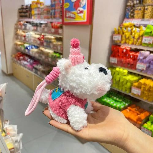 Cute Kawaii Plush Puppy Doll Toys Keychian Cartoon Bag Pendant Charms - Lacatang Shop