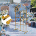 Gold Wedding Stand Arch Backdrop Iron Wedding Event Party Props DIY Decoration - Lacatang Shop