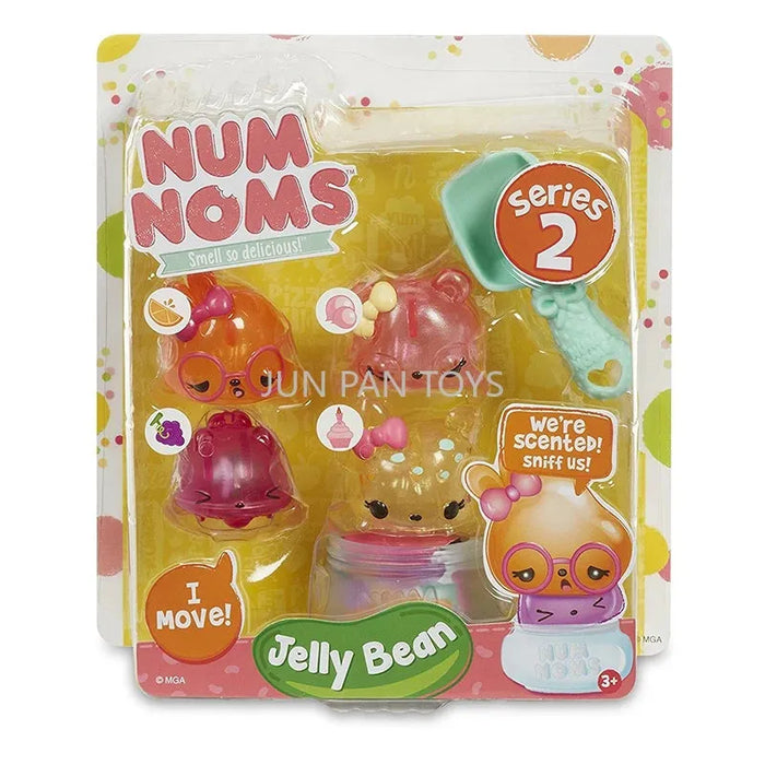 Kawaii Num Noms Series 2 Jelly Bean Scented Surprise Pack - Fun Collectible Toys for Girls Birthday Gifts - Lacatang Shop