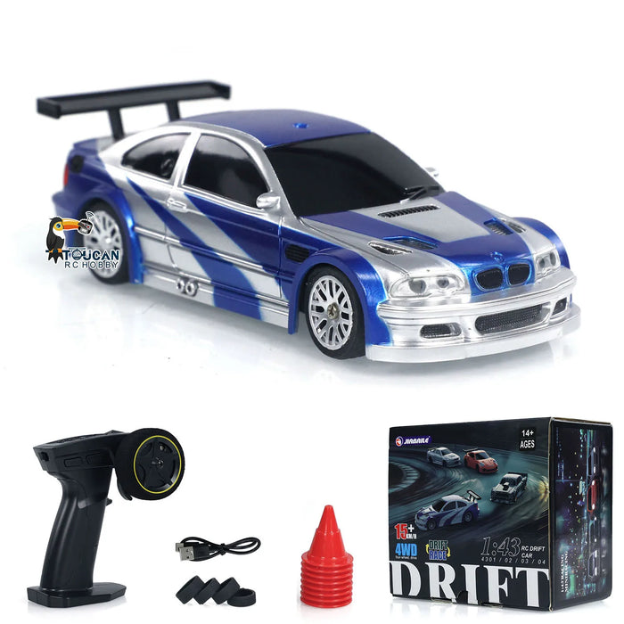 1/43 Scale High-Speed RC Drift Car with Remote Control - Mini Race Vehicle for Boys