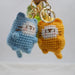 Cute Cat Crochet Keychains Knitting Cartoon Cat Doll Keyrings For Car Keys Kawaii Small Cat Knitted Keychain For Bag Pendant New - Lacatang Shop