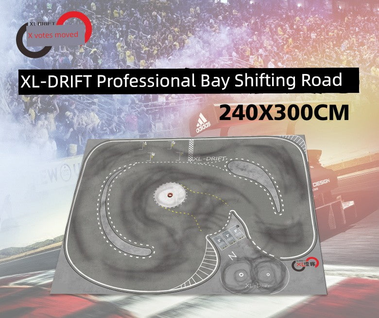 Jingshang Miniature Drift Racing Track Professional Artificial Terrain