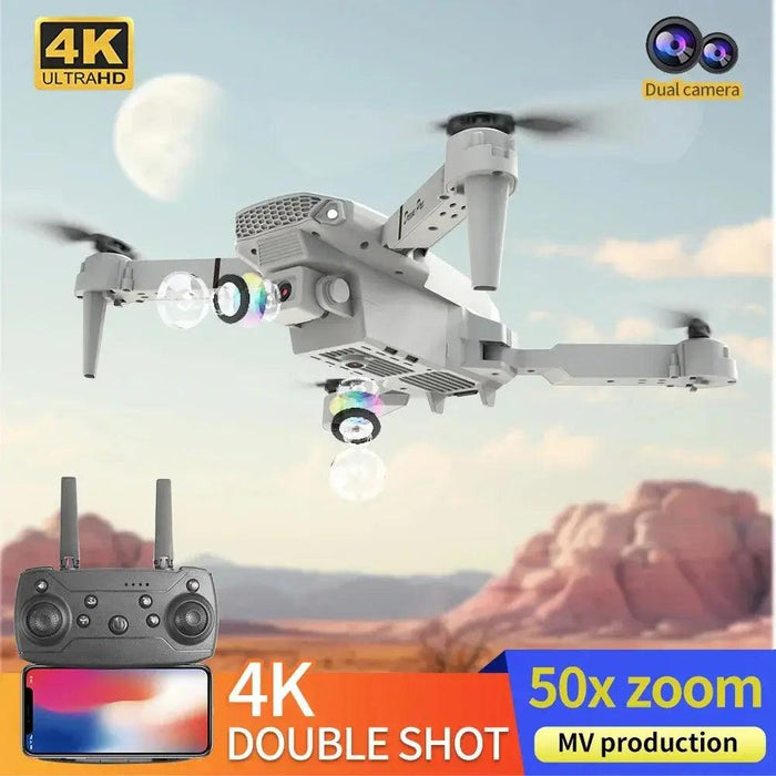 Professional mini remote control drone E88 4K HD aerial camera WiFi - Lacatang Shop