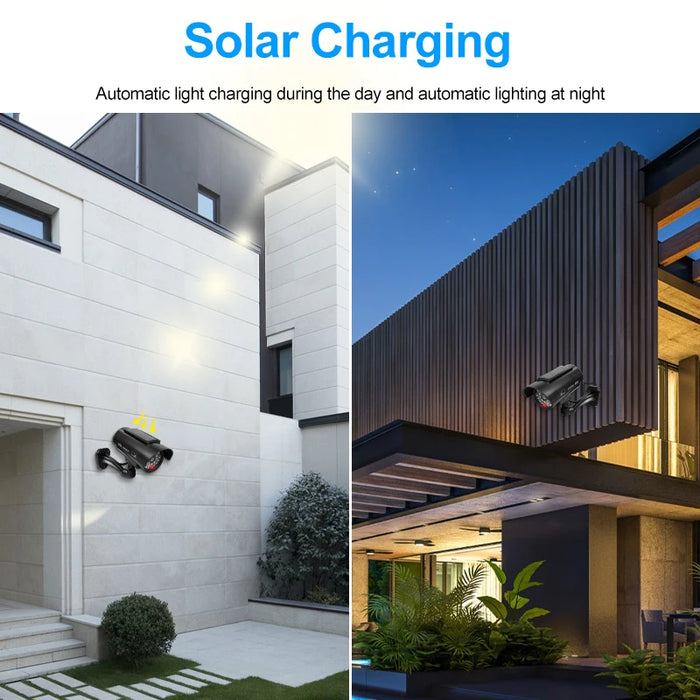 Simulation Solar Camera Fake Camera Outdoor CCTV Surveillance Simulation Fake Camera Waterproof And Safe Home Flashing LED Light 

Boost Home Security with Our Solar-Powered Simulation Fake Camera | Waterproof CCTV with Flashing Light   Lacatang Shop Lacatang Shop 