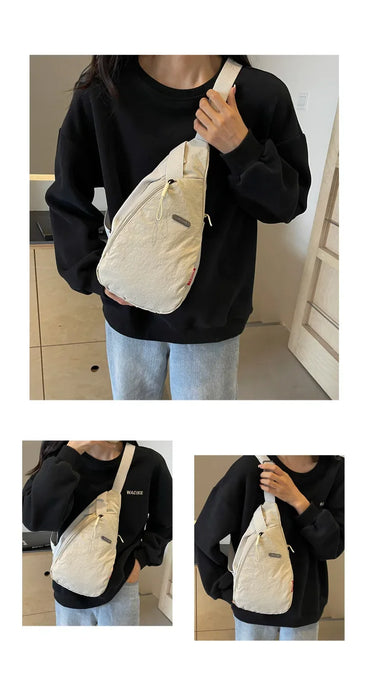 2024 New Simple Multi functional Cross Shoulder Bag Casual Lightweight Sports Small Bag Trendy Men's Women's Mobile Chest Bag 2024 New Simple Multi functional Cross Shoulder Bag Casual Lightweight   Lacatang Shop Lacatang Shop 