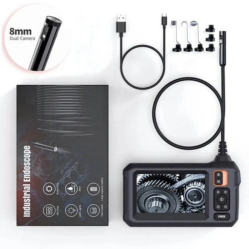 Industrial Endoscope Camera 8mm HD1080P 4.3inch IPS Screen 1080P Pipe - Lacatang Shop