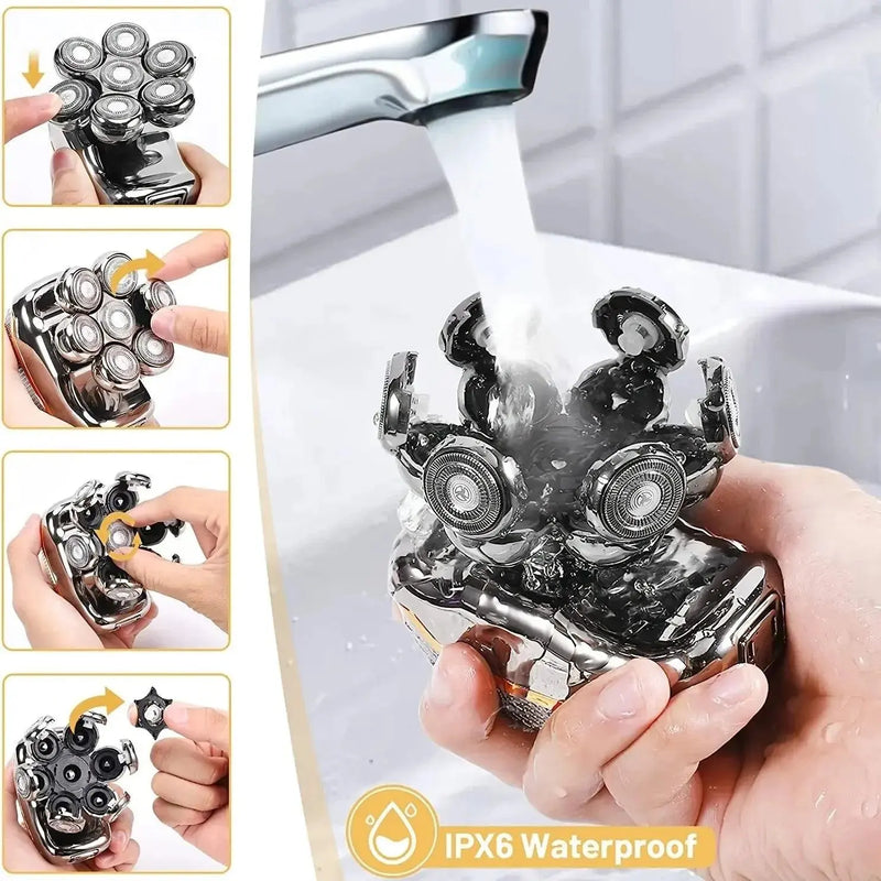 Men's Electric Head Shaver Razor Rechargeable Cordless Hair Shaving Rechargeable Men's Cordless Electric Head Shaver Razor Other AliExpress Lacatang Shop 