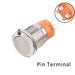 15A Heavy Duty Button 19mm Metal Push Button Switches Flat Round - Lacatang Shop