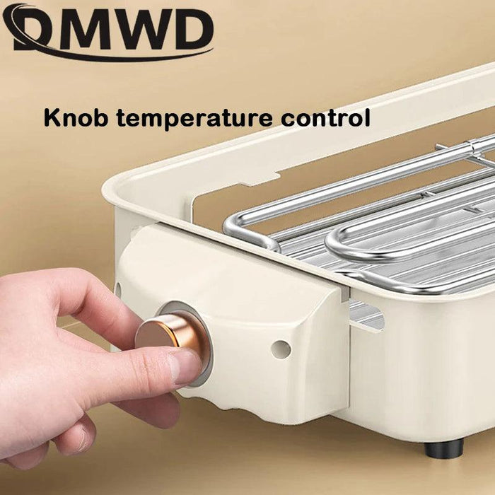 DMWD Multifunctional Electric Grill Smokeless BBQ Kebab Machine - Lacatang Shop