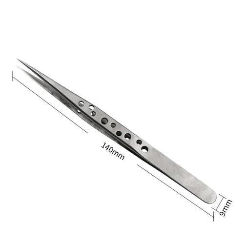 Electronics Industrial Tweezers Anti-static Curved Straight Tip - Lacatang Shop