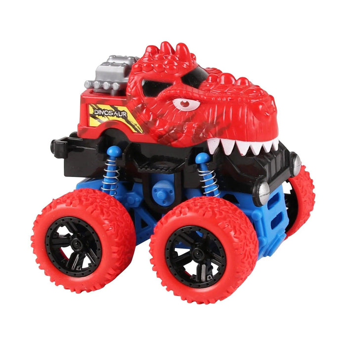 Dinosaur Car Model Children'S Toys Puzzle Inertial Car Inertial Four-Wheel Drive Off-Road Vehicle - Lacatang Shop