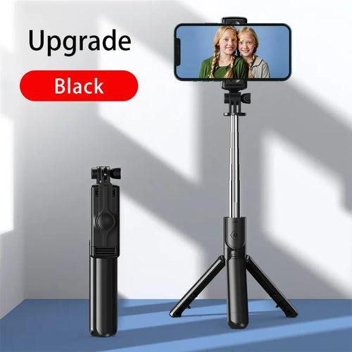 Bluetooth Wireless Selfie Stick Mini Tripod Extendable Monopod Remote - Lacatang Shop