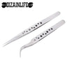 Industrial Tweezers Electronics Anti-static Curved Straight Tip - Lacatang Shop