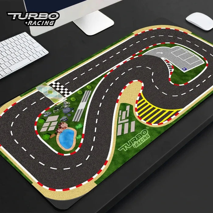 Portable 1/76 Scale Turbo Racing Rubber Mat for RC Mini Car Track - 160x90cm & 180x80cm Racing Accessory - Lacatang Shop