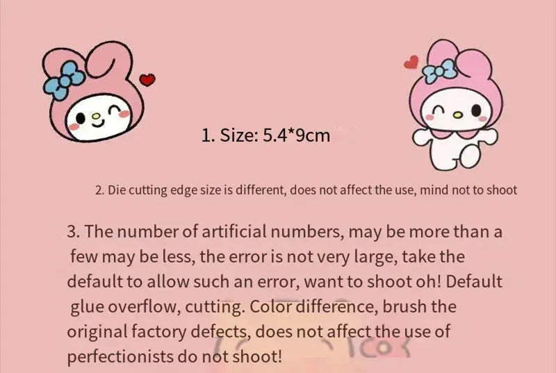 Kawaii Hello Kitty Sealing Stickers - Cute Anime Sanrio Decor for Packaging and Crafts - Lacatang Shop