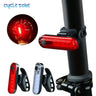 USB Rechargeable Red LED Bicycle Tail Light - Ultra Bright Rear Safety Light for Night Riding