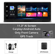 K2 Pro 11.3" Car DVR 4K Camera Wireless Carplay Android auto Ai Screen K2 Pro 11.3" Car DVR 4K Camera Wireless Carplay Android auto Ai Screen  Other AliExpress Lacatang Shop 