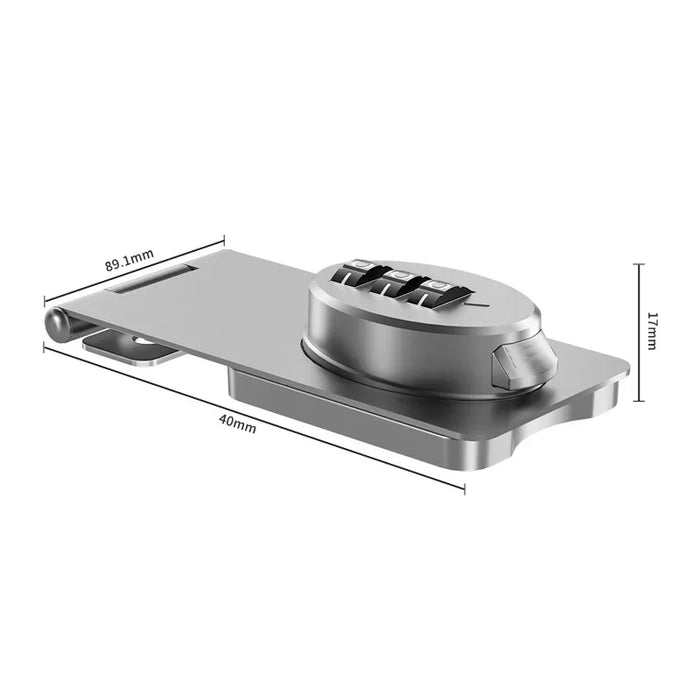 Child Safety Refrigerator and Cabinet Lock with Double Opening Mechanism