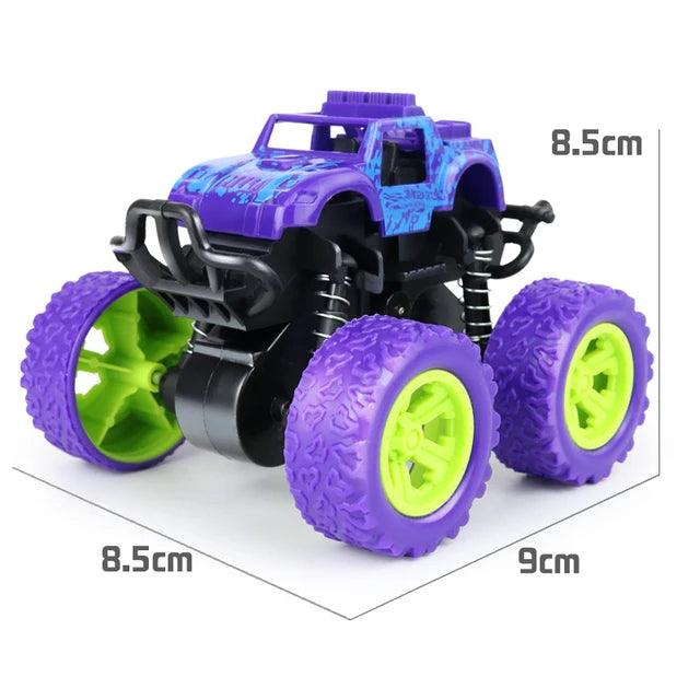 Toys Car Four-wheel Drive Off-road Vehicle Stunt Dump Cars Double-Side Inertia Car Boy Toy Car Pull Back Kids Toy Gift - Lacatang Shop