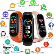 M6 Smart Watch Men Women Fitness Smart Bracelet Sports Band Heart Rate Sleep

M6 Smart Fitness Watch - Track Heart Rate & Sleep with this Innovative Smart Bracelet for Men and Women Other AliExpress Lacatang Shop 