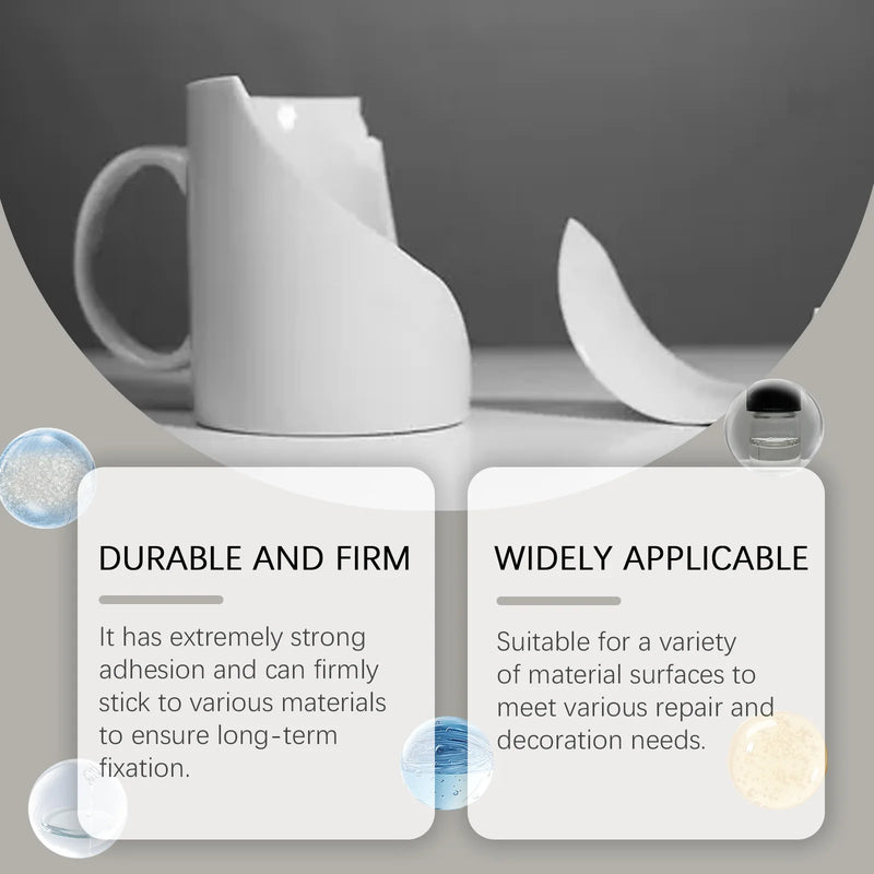 High Strength Oily Glue Universal Super Adhesive for Ceramics, Glass, Metal, Rubber, Plastic, and Wood