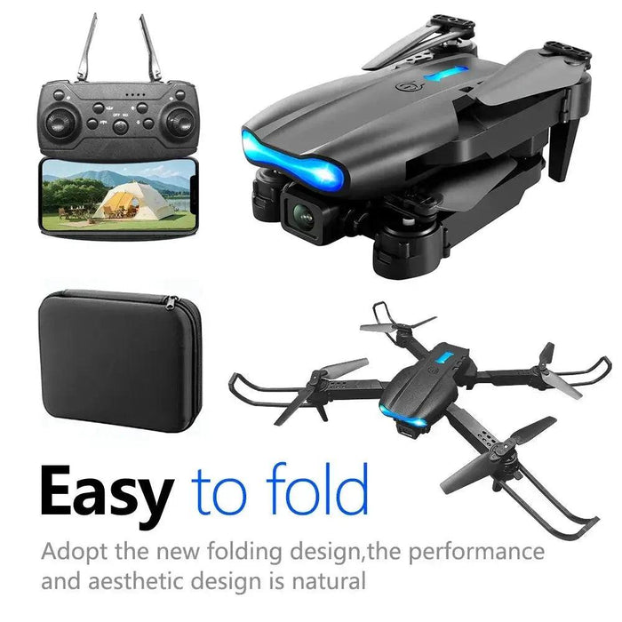 New One-click Drone E99 UAV 360-degree Rotating Folding MINI Remote - Lacatang Shop