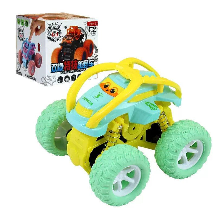 Off-Road Car Toys Rotate Toy Vehicles Inertial Four-wheel Drive Stunt Pull Back Toy Car Off-road Vehicle Children's Toy Car Gift - Lacatang Shop