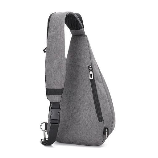 Men's Personal Security Chest Bag Leisure Sports Digital Storage Bag Multifunctional Messenger Bag Mobile Phone handbag Multifunctional Men's Chest Bag for Sports & Mobile Phone Storage  Lacatang Shop Lacatang Shop 