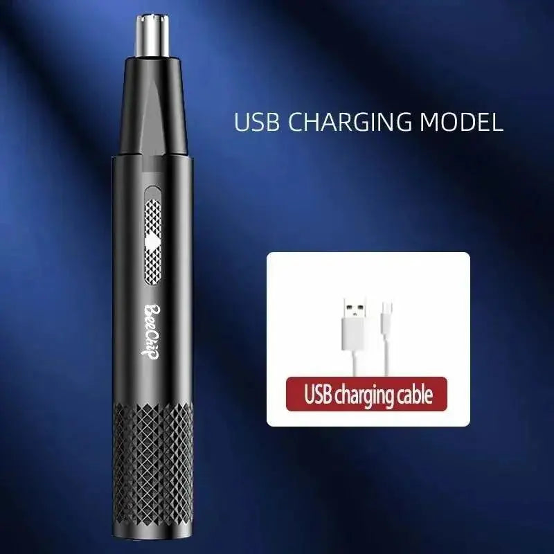 Nose Hair Trimmer USB Rechargeable Trimmer For Nose AndEar Hair Metal USB Rechargeable Nose Hair Trimmer - Metal, Ear & Nose Grooming Other AliExpress Lacatang Shop 