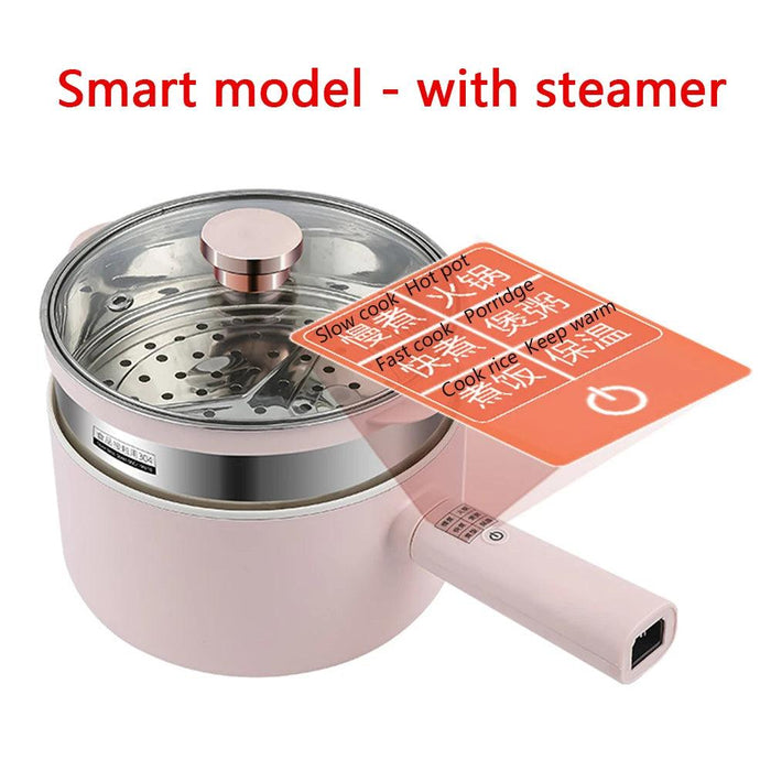 DMWD 1.8/2.5L Household Cooking Pot Electric Rice Cooker Mini Hot Pot Food Steamer Porridge Soup Pot Breakfast Maker Frying Pan - Lacatang Shop