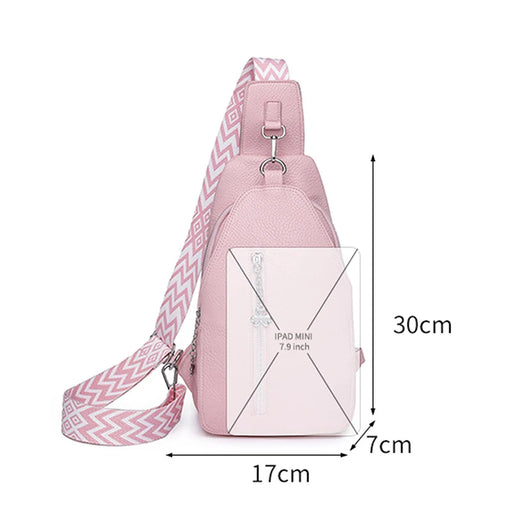 Women's Chest Bags Pure ColorPU leather Female Crossbody Bags Fashion Sports Shoulder Bag Casual Female Sling Waist Chest Pack Stylish Women's PU Leather Chest Bag - Sports Crossbody Sling Pack  AliExpress Lacatang Shop 