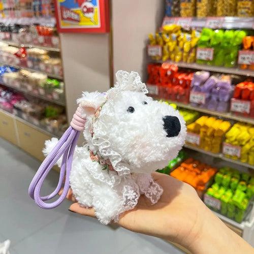 Cute Kawaii Plush Puppy Doll Toys Keychian Cartoon Bag Pendant Charms - Lacatang Shop