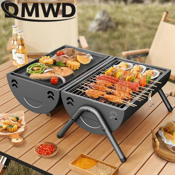 Outdoor Barbecue Stove Portable BBQ Charcoal Grill Oven - Lacatang Shop