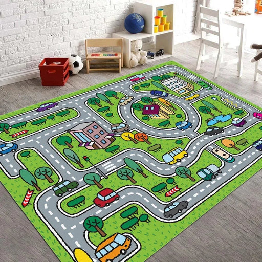 Adorable Cartoon Design Non-slip Area Rug for Living Room, Bedroom, and Gaming Space – Perfect Gift for Kids - Lacatang Shop