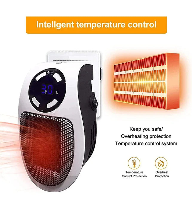 Electric Heater Home Appliance Heating Furnace Portable Heater Plug-in Room Heater Mini Radiator Remote Heating 500W 

Efficient 500W Portable Heater with Remote for Instant Warmth in Any Room | Electric Heating Furnace  Lacatang Shop Lacatang Shop 