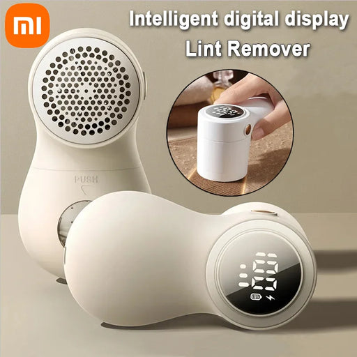 Xiaomi Electric Lint Remover for Clothing Portable Hair Ball Trimmer Rechargeable Fabric Shaver 3-Speeds with Digital Display Xiaomi Portable Electric Lint Remover & Fabric Shaver - Rechargeable  Lacatang Shop Lacatang Shop 