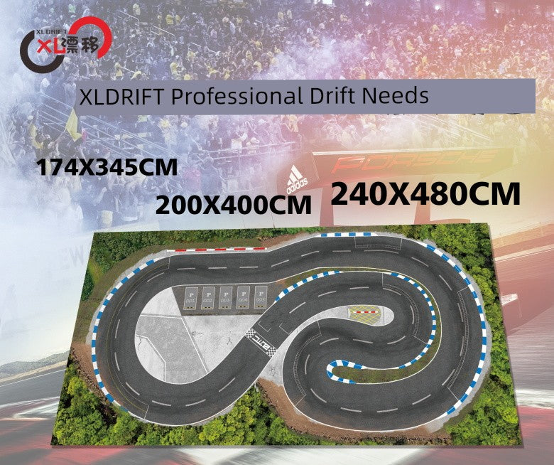 Jingshang Miniature Drift Racing Track Professional Artificial Terrain