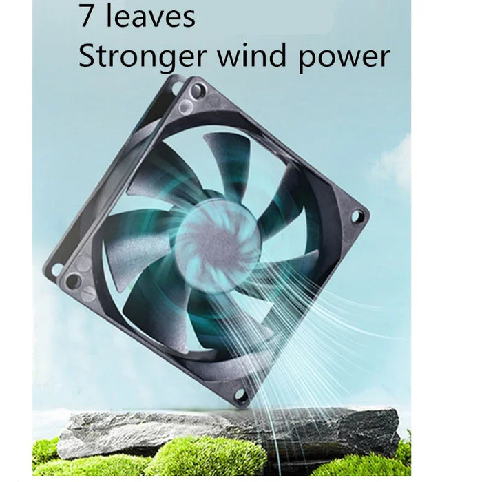 Aquarium Cooling Fan System for Fish Tank - Temperature Control Chiller with Up to 5 Fans for Marine Ponds