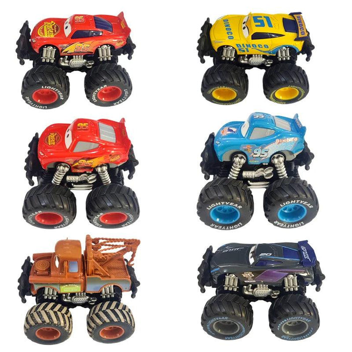 Disney Pixar Cars Lightning McQueen Four Wheel Drive Racing Car Toys Mater Inertial Off-road Vehicle Cars Kids Christmas Gifts - Lacatang Shop