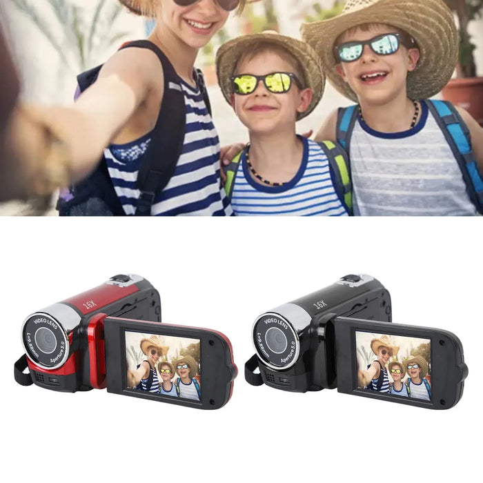 4K 48MP DV Camera 2.7in TFT Rotatable Screen 16x Digital Zoom Video Camera with USB Cable new