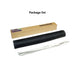 The "Package List" image shows a rolled-up black PK mesh cloth by Lacatang Shop, accompanied by white zip ties and a "space track" cardboard box, ideal as the LDARC Mini RC Car Racing Track Mat for 1/76-1/58 scale vehicles.