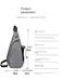 Oxford Cloth Chest Bag Men's Fashionable Crossbody Bag Outdoor Multifunctional Lightweight Casual Small Backpack Oxford Cloth Chest Bag Men's Fashionable Crossbody Bag Outdoor   Lacatang Shop Lacatang Shop 