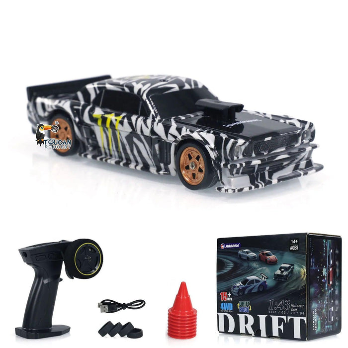 Gifts Outdoor Toys 1/43 RC Mini Race Cars 2.4g Radio Control Drift Car 4WD High-Speed Motor Vehicle Model for Boys TH23884 - Lacatang Shop